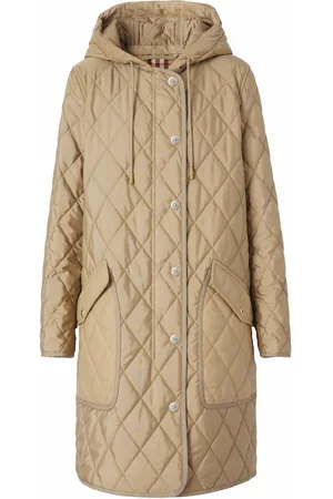 Burberry Kapuzenmantel mit Rautensteppung