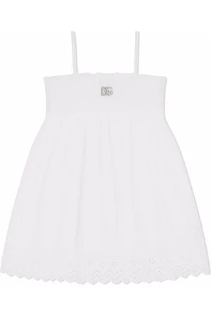Dolce & Gabbana Mädchen Sommerkleider - Ruched cotton sundress