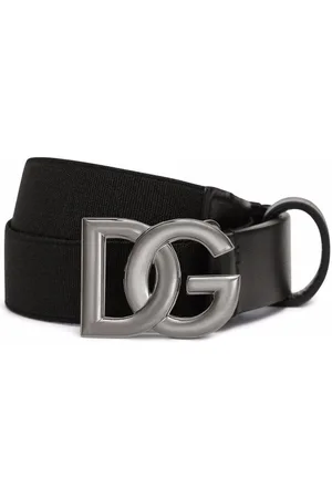 Dolce & Gabbana Gürtel - Logo-buckle leather belt