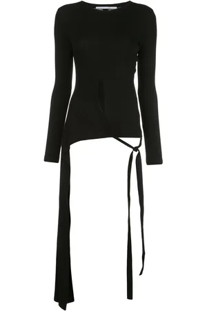 ROSETTA GETTY Langarmshirt mit Schlitzen