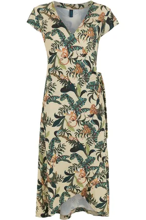 Lygia & Nanny Gewickeltes Kleid mit Print
