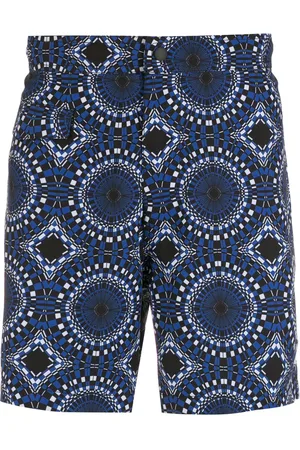 AMIR SLAMA Badeshorts mit abstraktem Print