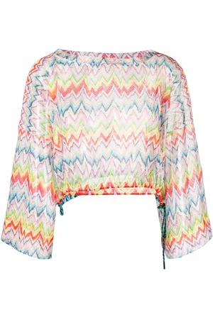 Missoni Cropped-Top mit Zickzackmuster