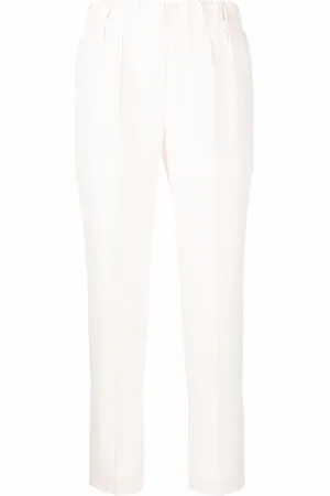 Brunello Cucinelli Schmale Cropped-Hose