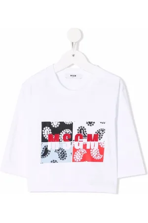 Msgm T-Shirt mit Dreiviertelärmeln