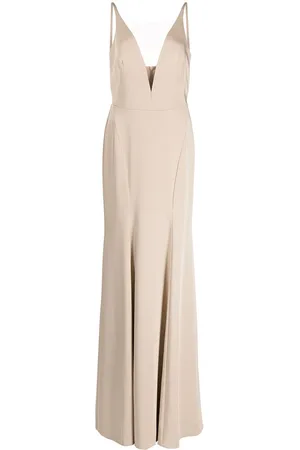 Marchesa Notte Crema Abendkleid