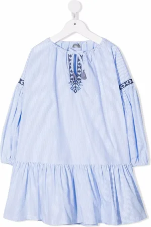 Il gufo Gestreiftes Kaftankleid