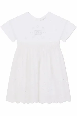 Dolce & Gabbana Besticktes Popeline-Midikleid
