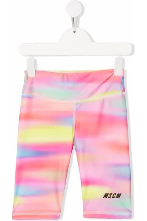 Msgm Shorts mit Batikmuster