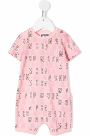 Moschino Strampler mit Logo-Print