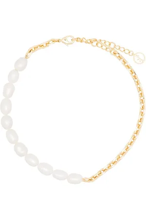 Anissa Kermiche Pearl chain anklet