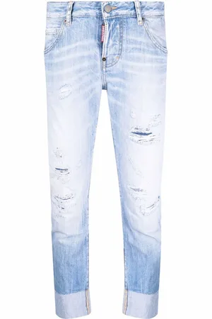 Dsquared2 Cropped-Jeans im Distressed-Look
