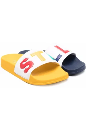 Stella McCartney Pantoletten mit Logo-Print