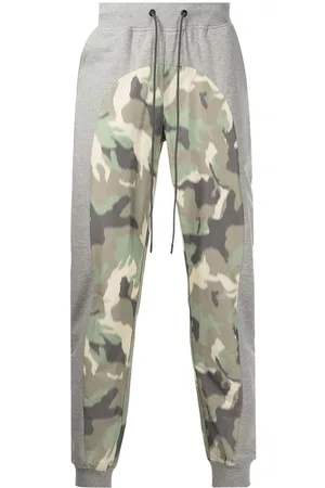 MOSTLY HEARD RARELY SEEN Jogginghose mit Camouflage-Einsatz