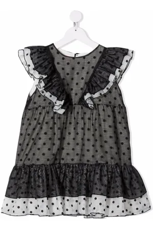 Wauw Capow by Bangbang Gerüschtes Kleid mit Polka Dots