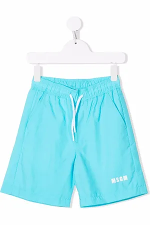 Msgm Badeshorts mit Logo-Print