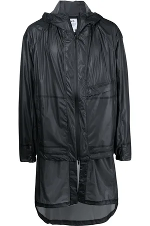 Y-3 Kapuzenjacke mit Logo-Print