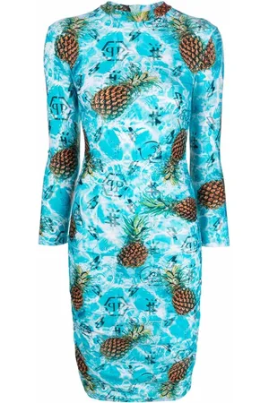 Philipp Plein Pineapple Skies Kleid