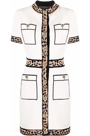Philipp Plein Kleid mit Leopardenmuster