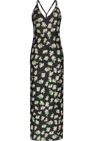 Natasha Zinko Spaghettikleid mit Blumen-Print