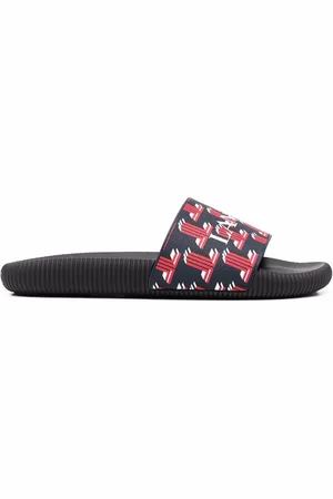Lanvin Pantoletten mit Monogramm-Print