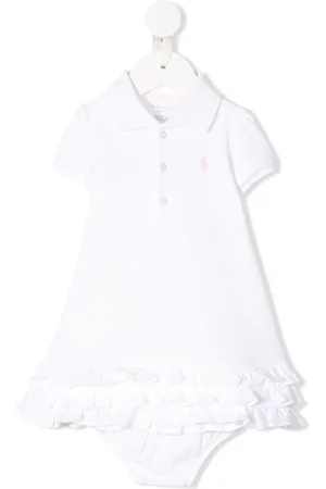 Ralph Lauren Stufenkleid mit Rüschen