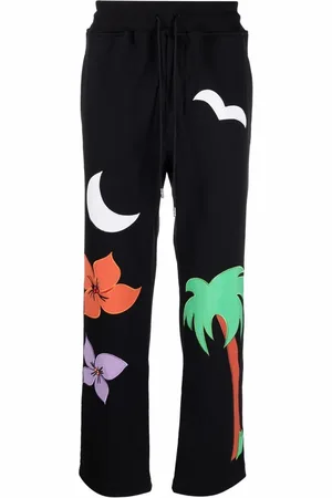 JUST DON Gerade Jogginghose mit Stickerei