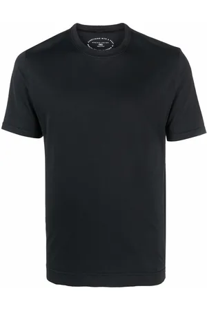 FEDELI T-Shirt mit rundem Ausschnitt