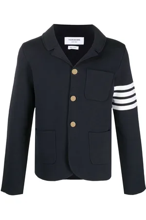 Thom Browne Gestricktes Sakko mit Streifen