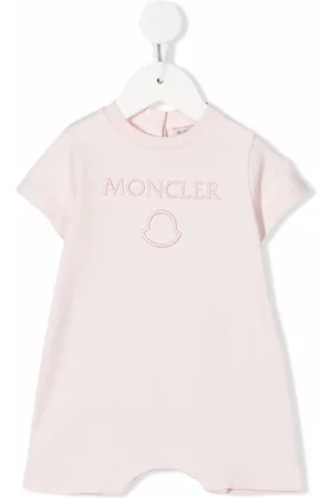 Moncler Strampler mit Logo-Stickerei