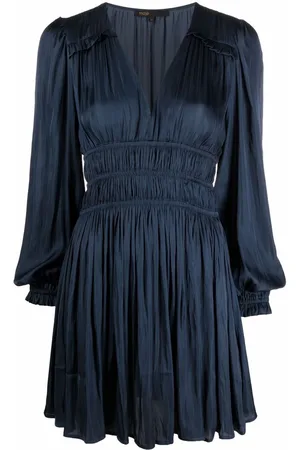 Maje Minikleid mit Rüschensaum