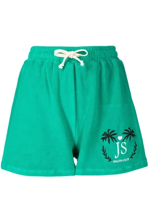 JOSHUA SANDERS Frottee-Shorts mit Kordelzug