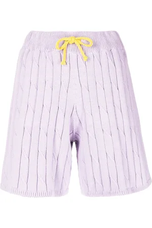 JOSHUA SANDERS Shorts mit Zopfmuster