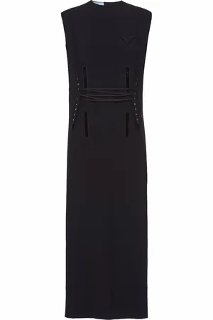 Prada Midikleid mit Schnürung