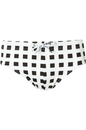 AMIR SLAMA Geometric print trunks