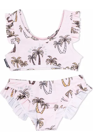 Palm Angels Bikini mit Palmen-Print