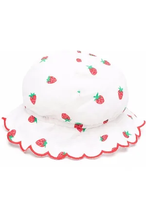 Stella McCartney Hüte - Strawberry-print cap
