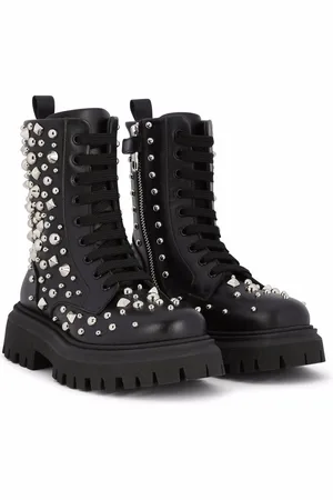 Dolce & Gabbana Bikerstiefel mit Nieten