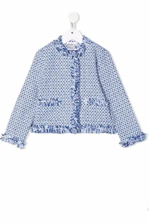Il gufo Tweed-Jacke mit Pony