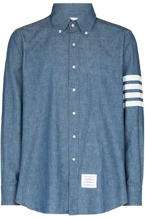 Thom Browne Gerades Chambray-Hemd