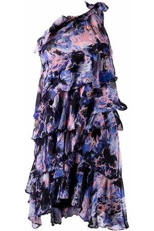 IRO Kleid mit abstraktem Print