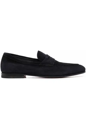 santoni Loafer mit Ziernaht