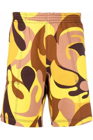 Marni Joggingshorts mit abstraktem Print