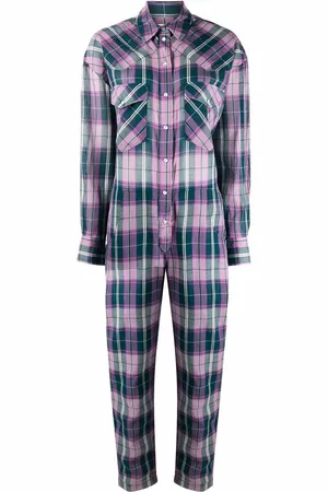 Marant Etoile Karierter Jumpsuit
