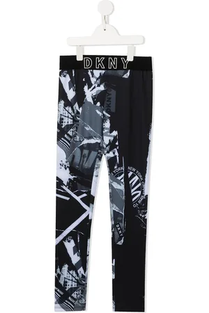 DKNY Leggings mit Logo-Print