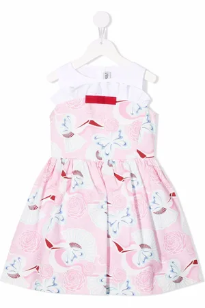 Simonetta Midikleid mit Muschel-Print
