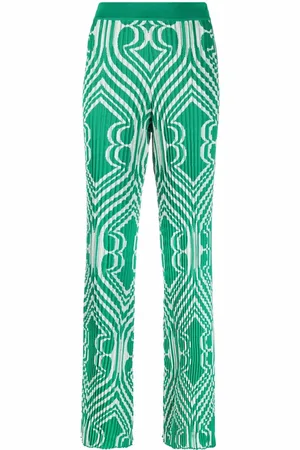 Etro Jacquard-Hose mit Falten