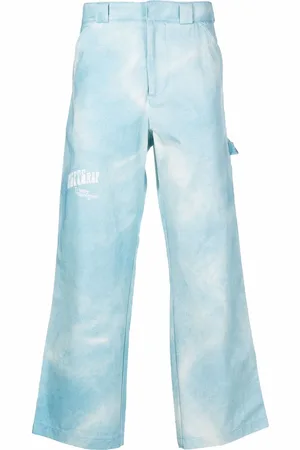 Msftsrep Schlaghose mit Acid-Wash-Effekt