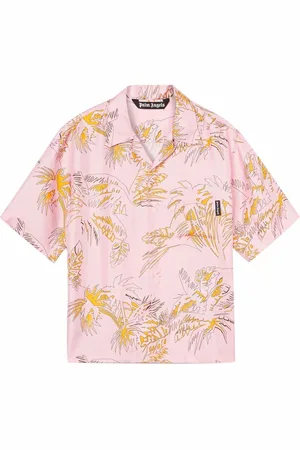 Palm Angels Hemd mit Abstract Palms-Print