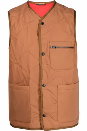 Paul Smith Weste mit gestepptem Wellenmuster
